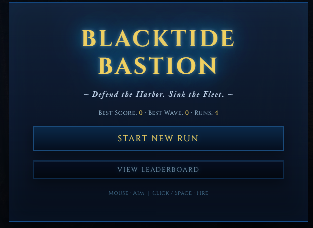 Blacktide Bastion gameplay screenshot